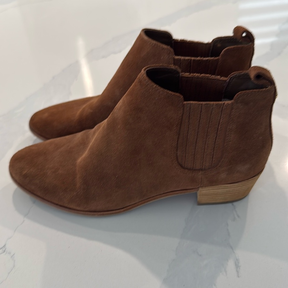 Ankle boots, suede